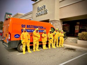 911 Restoration Sanitization Removal Van